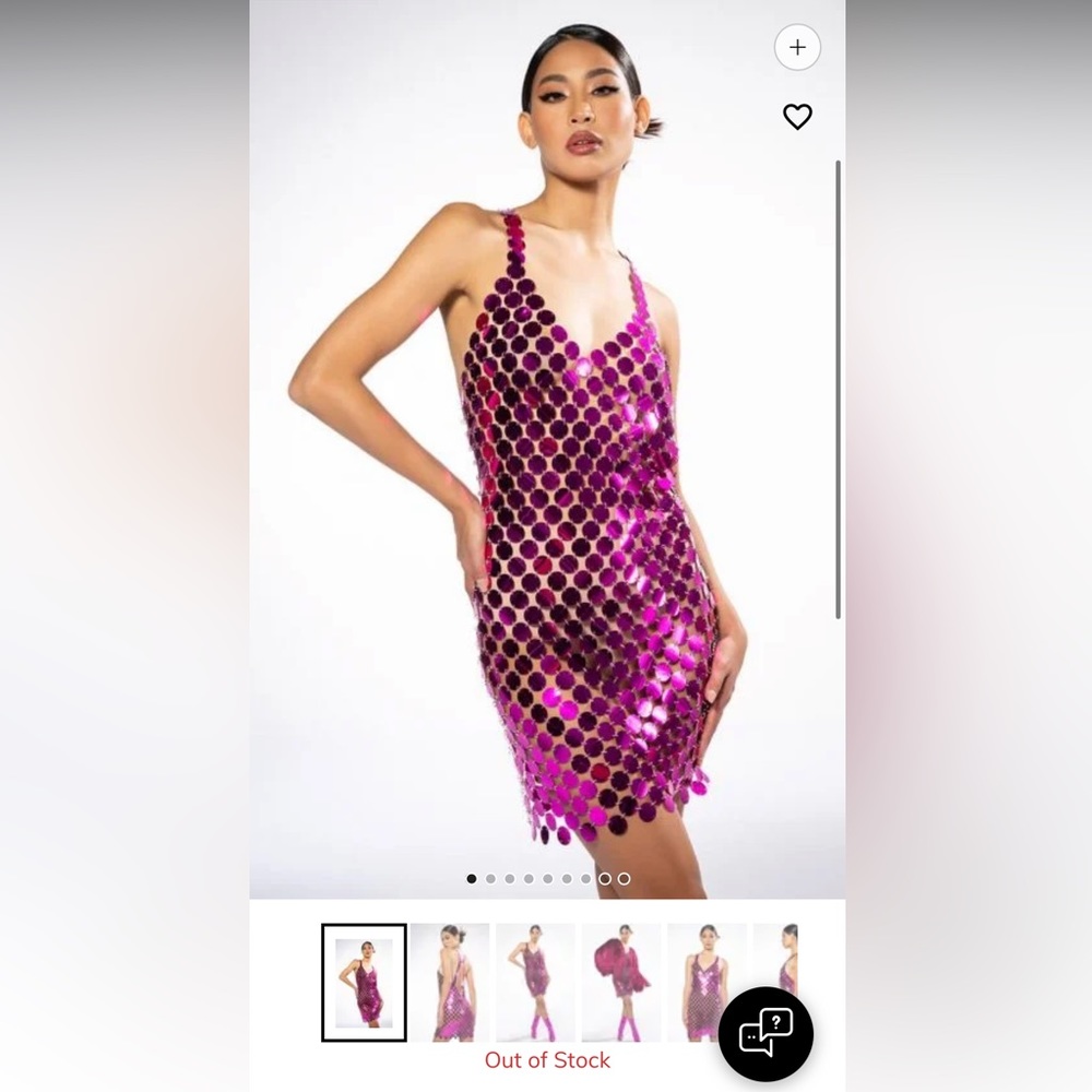 SHOPAKIRA Pink Disc Dress